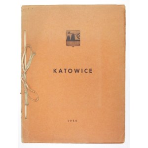 KIERNICKI Bolesław - Kattowitz. Kattowitz 1950. katowickie Zakłady Graficzne. Folio, Seiten 11....