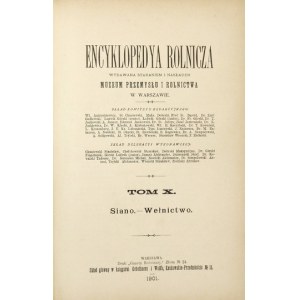 Poľnohospodárska ENCYKLOPÉDIA. Zv. 10: Osev sena. 1901.