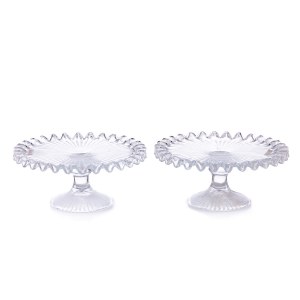 Set of two tinsel with frill