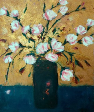 Ika Kay (pseud., ur. 1984), Kwiaty w wazonie, 2021