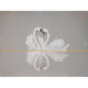 Aleksandra Lacheta (b. 1992), Swans, 2021