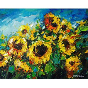 Malgorzata Stefaniak, yellow sunflowers