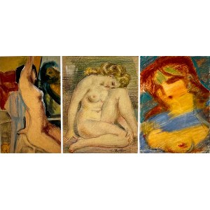 Victor Kazimierz Holler(1881-1975), set of 3 acts