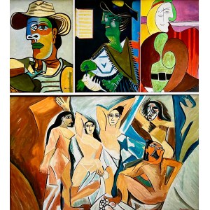 Set of 4 paintings by Picasso, Bremen