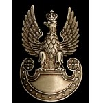Set of 3 emblems with crowned eagles