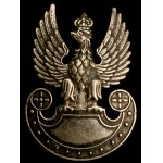 Set of 3 emblems with crowned eagles