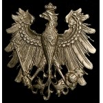 Set of 3 emblems with crowned eagles