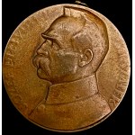 Medaila maršala Józefa Piłsudského a plaketa