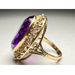 Goldring mit Amethyst