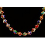 Murano necklace and clips