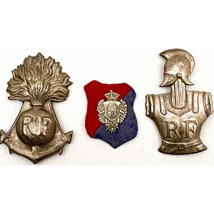 2 Embleme und Wappen unter der Krone