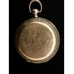 Keyed pocket watch with a small second hand