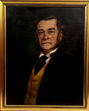 Kazimierz Pochwalski(1855-1940),Portret mężczyzny