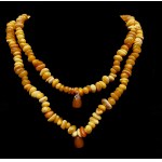 4 amber necklaces