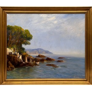 MAX RABES(1868-1944),Błękitna grota na Capri