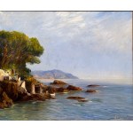 MAX RABES(1868-1944),Błękitna grota na Capri