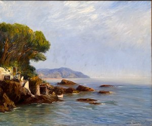 MAX RABES(1868-1944),Błękitna grota na Capri