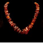 4 amber necklaces