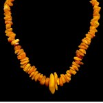 4 amber necklaces