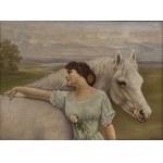Lonkiewicz R., Woman with a white steed
