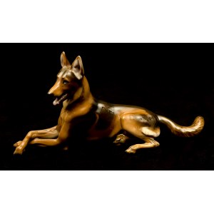 Rosenthal, Figurine of a German Shepherd.