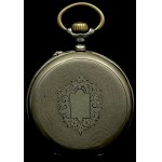 Silver pocket watch with a small second hand