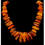 2 amber necklaces
