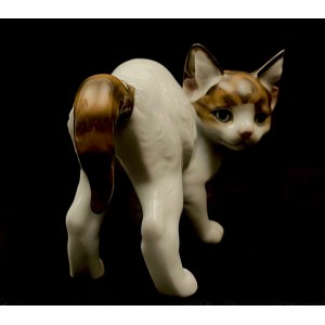 ROSENTHAL, Figur einer stehenden Katze