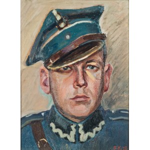 Stanisław KAMOCKI, 20. Jahrhundert (1875-1944), Porträt des Leutnants Stanisław GIEROWSKI, geb. 2.02. 1897.