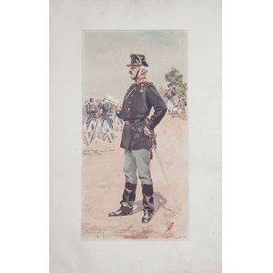 Maurice de VANCORBEI ROMBERG (1862-1944), Oficer piechoty Armii Belgijskiej.