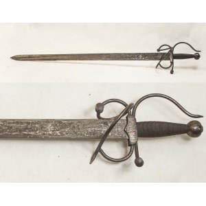 TOLEDO, SPANIEN 20. Jahrhundert, Zweischneidiges Schwert ohne Scheide