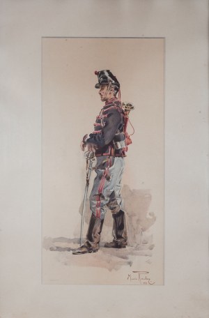 Maurice de VANCORBEI ROMBERG (1862-1944), Trębacz pułkowy, 1897 r.