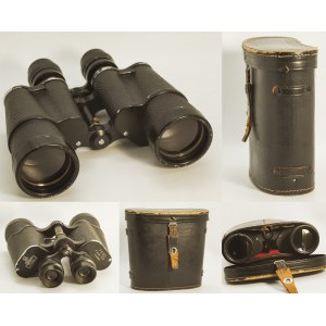 ADLER Optical Works, Coated Optics, Germany, pre-1945, Kriegsmarine binoculars with case