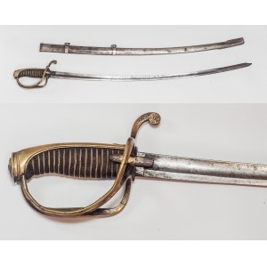 FRENCH ARMS MANUFACTURE, 19th century, Riding army officer's saber, circa 1820.