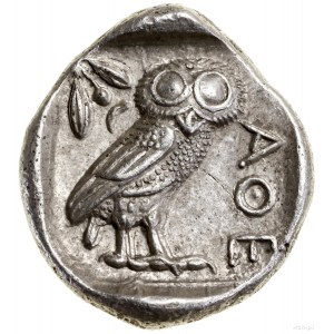 Tetradrachma (naśladownictwo monety ateńskiej), V-IV w....