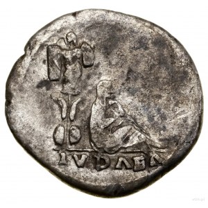 Denar typu “Judaea Capta”, 69-70, Rzym; Aw: Głowa cesar...