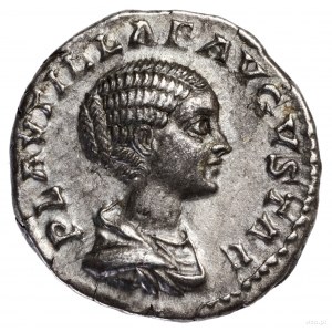 Denar, 202-205, Rzym; Aw: Głowa cesarzowej w prawo, PLA...