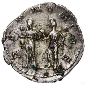Antoninian, 249-251, Rzym; Aw: Popiersie cesarza w koro...