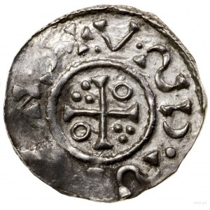 Denar, bez daty (1009-1024), Salzburg; Aw: Popiersie wł...