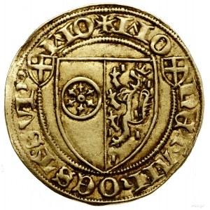 Goldgulden, bez daty (1409-1414), Höchst; Aw: Św. Jan s...