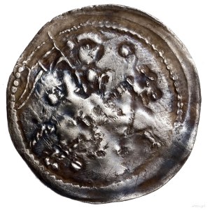 Denar, bez daty (1236-1248); Aw: Postać na koniu, w pra...