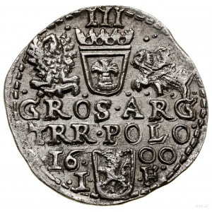 Trojak, 1600, Olkusz; w legendzie awersu POLON, popiers...