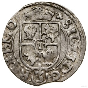 Półtorak, 1614, Bydgoszcz; na awersie pięciopolowa tarc...