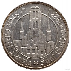 5 guldenów, 1923, Utrecht; Kościół Najświętszej Marii P...