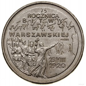 2 złote, 1995, Warszawa; 75. rocznica Bitwy Warszawskie...