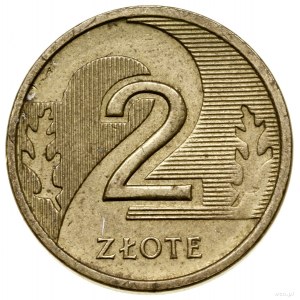 2 złote, 2005, Warszawa; Parchimowicz P708c; mosiądz, 4...