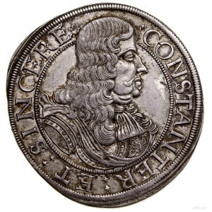 Półtalara pośmiertne, 1672, Brzeg; Aw: Popiersie księci...