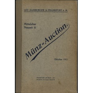 Katalog aukcyjny Leo Hamburger „Münzen und Medaillen Mi...