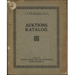 Katalog aukcyjny Rudolf Kube „Münzen und Medaillen vers...