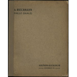 Katalog aukcyjny Albert Riechmann „Sammlung D. Siedler-...